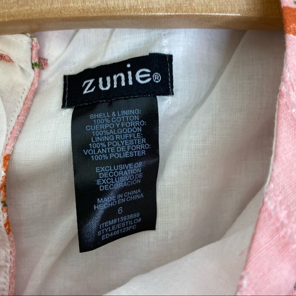 Zunie Dress Girls Size 6 - Picture 4 of 8